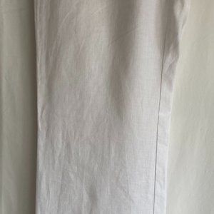 Linen White Pants size 8 Liz Clairborne